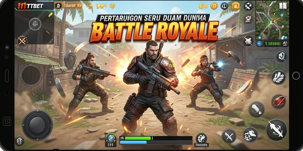 Gameplay menarik dari 11TBET dalam pertempuran Battle Royale.
