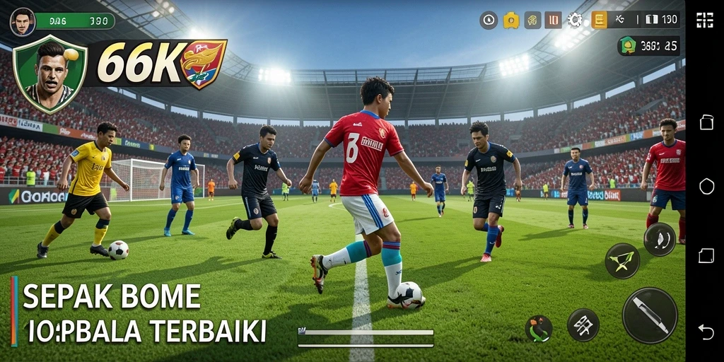 Tampilan gameplay 66K yang menegangkan dan penuh aksi.