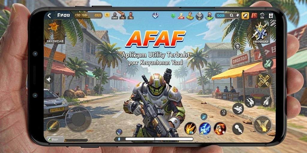 Tampilan aplikasi AFAF yang sederhana dan fungsional untuk pengguna.