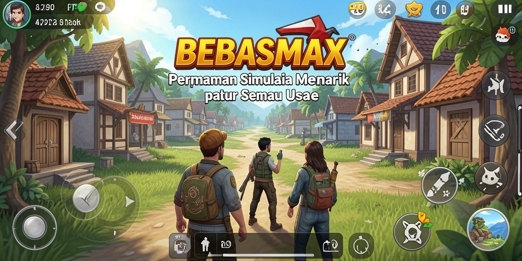 Screenshot gameplay BEBASMAX menampilkan aksi seru dan simulasi yang mendalam.