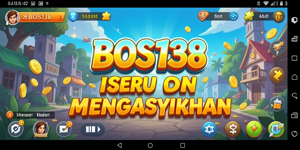 Tampilan menarik gameplay BOS138 dengan karakter dan elemen Idle.
