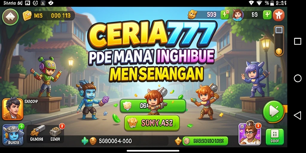 Tangkapan layar CERIA777 menampilkan gameplay Idle yang seru dan adiktif.
