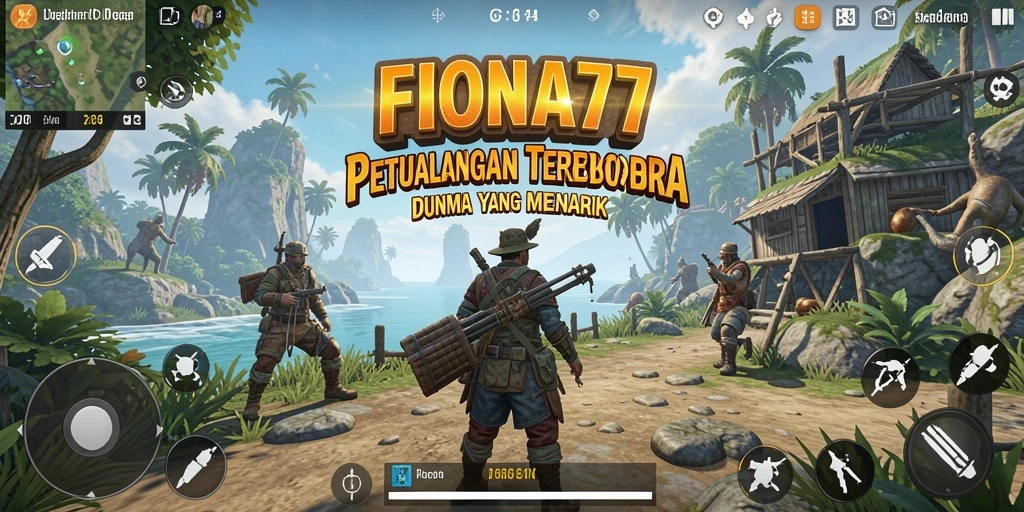 Tampilan gameplay Open World yang menakjubkan di FIONA77.