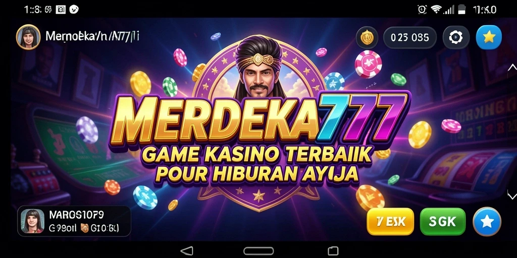 Tampilan seru gameplay Kasino di MERDEKA777 yang memikat.