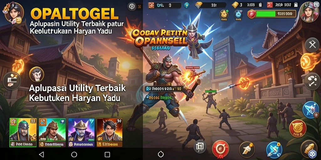 Screenshot utama OPALTOGEL menampilkan antarmuka aplikasi yang intuitif dan fungsional.
