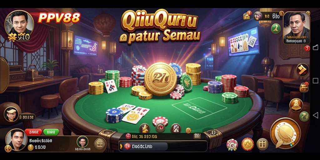 Gameplay QiuQiu yang seru dan mendebarkan dalam PPV88.