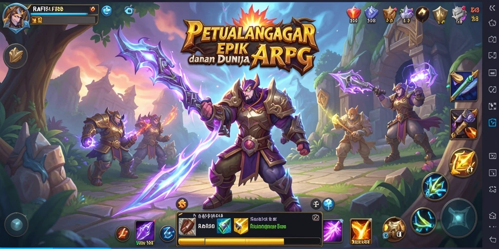 Tampilan gameplay dinamis dan mendebarkan di RAFI88.