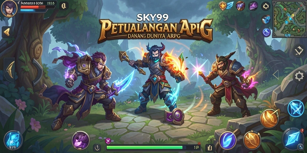 Tampilan screenshot <strong>SKY99</strong> menunjukkan aksi pertempuran yang intens dan memikat.