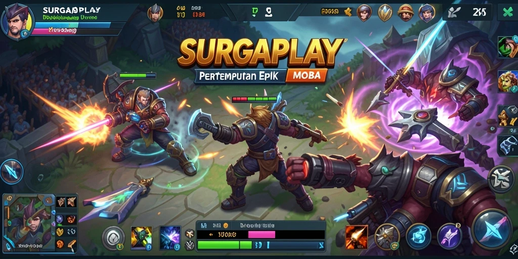 Tampilan gameplay SURGAPLAY yang memukau dan penuh aksi.