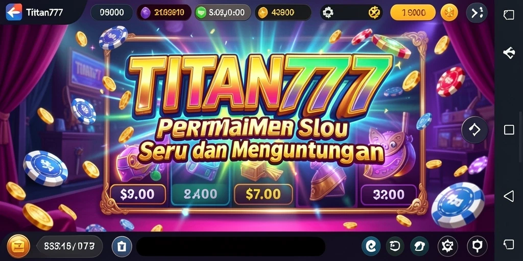 Screenshot gameplay TITAN777 yang menunjukkan keseruan permainan Slot.